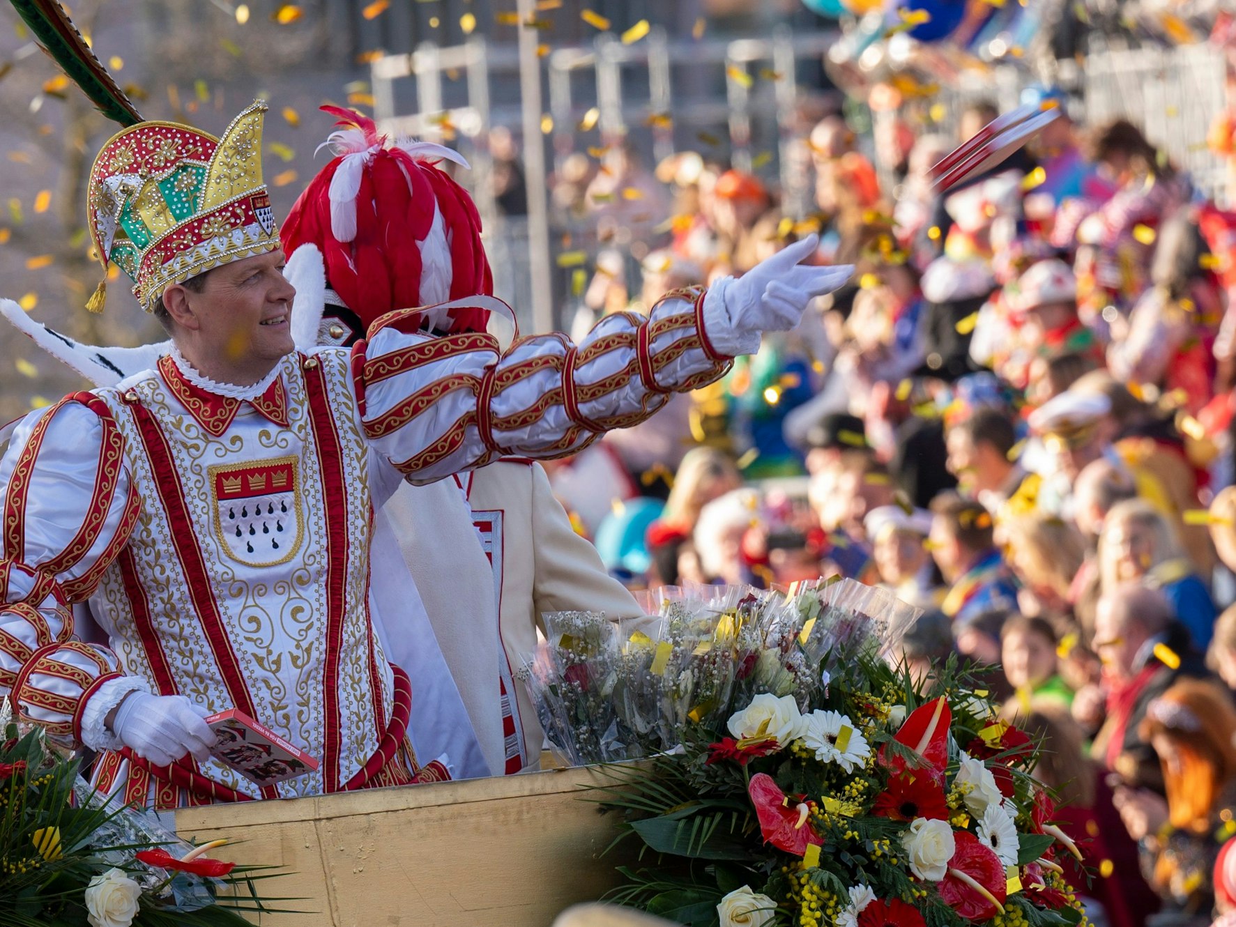 Der Rosenmontagszug am 20. Februar 2023 mit Prinz Boris.