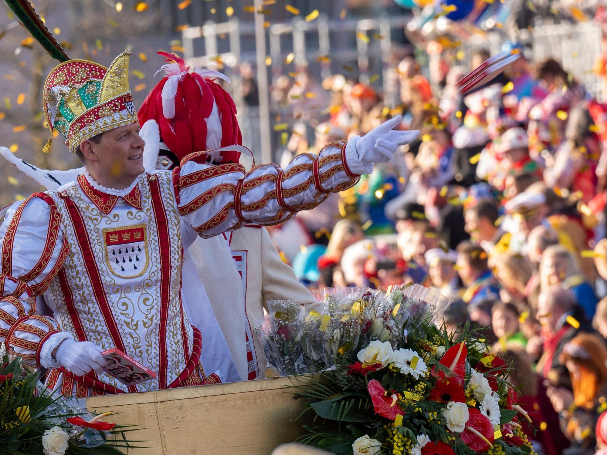 Der Rosenmontagszug am 20. Februar 2023 mit Prinz Boris.