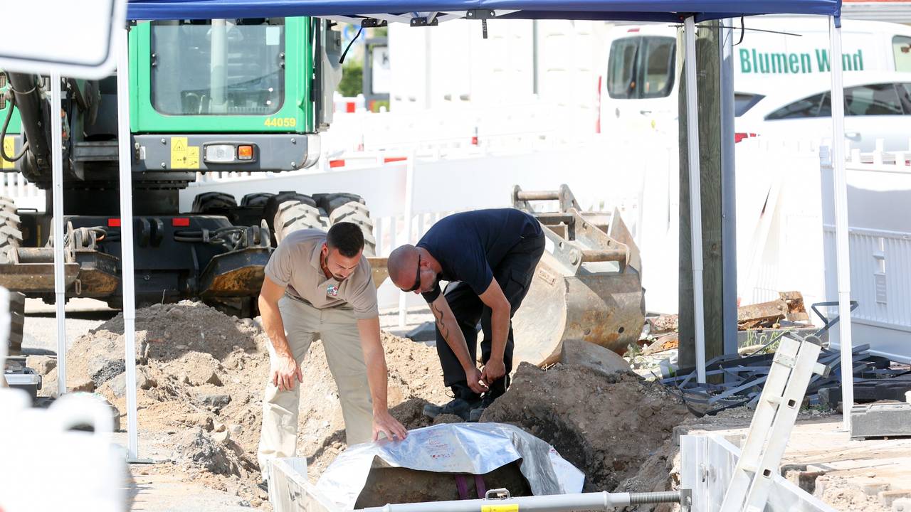 Bombenfund auf der Bonner Straße 335.