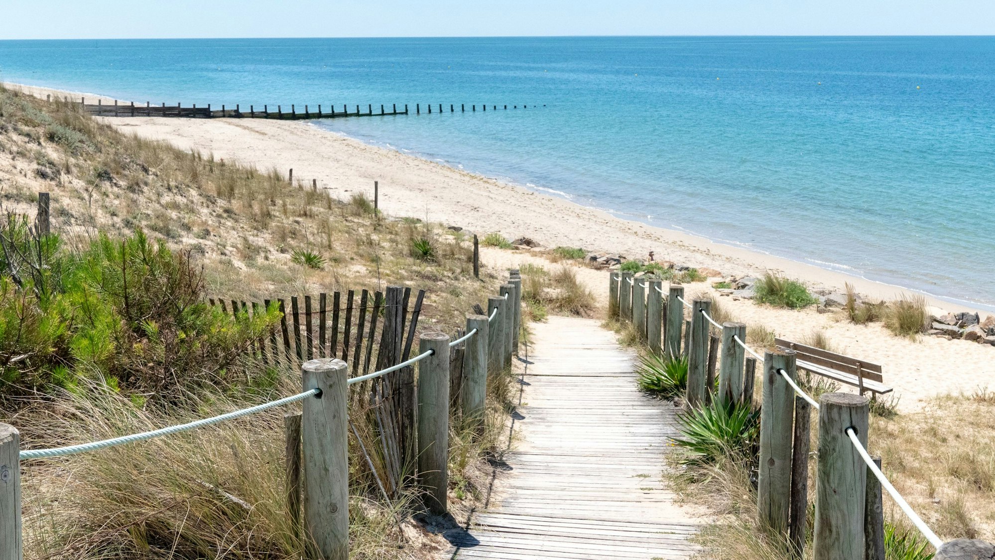 Strandansicht auf der Île de Noirmoutier