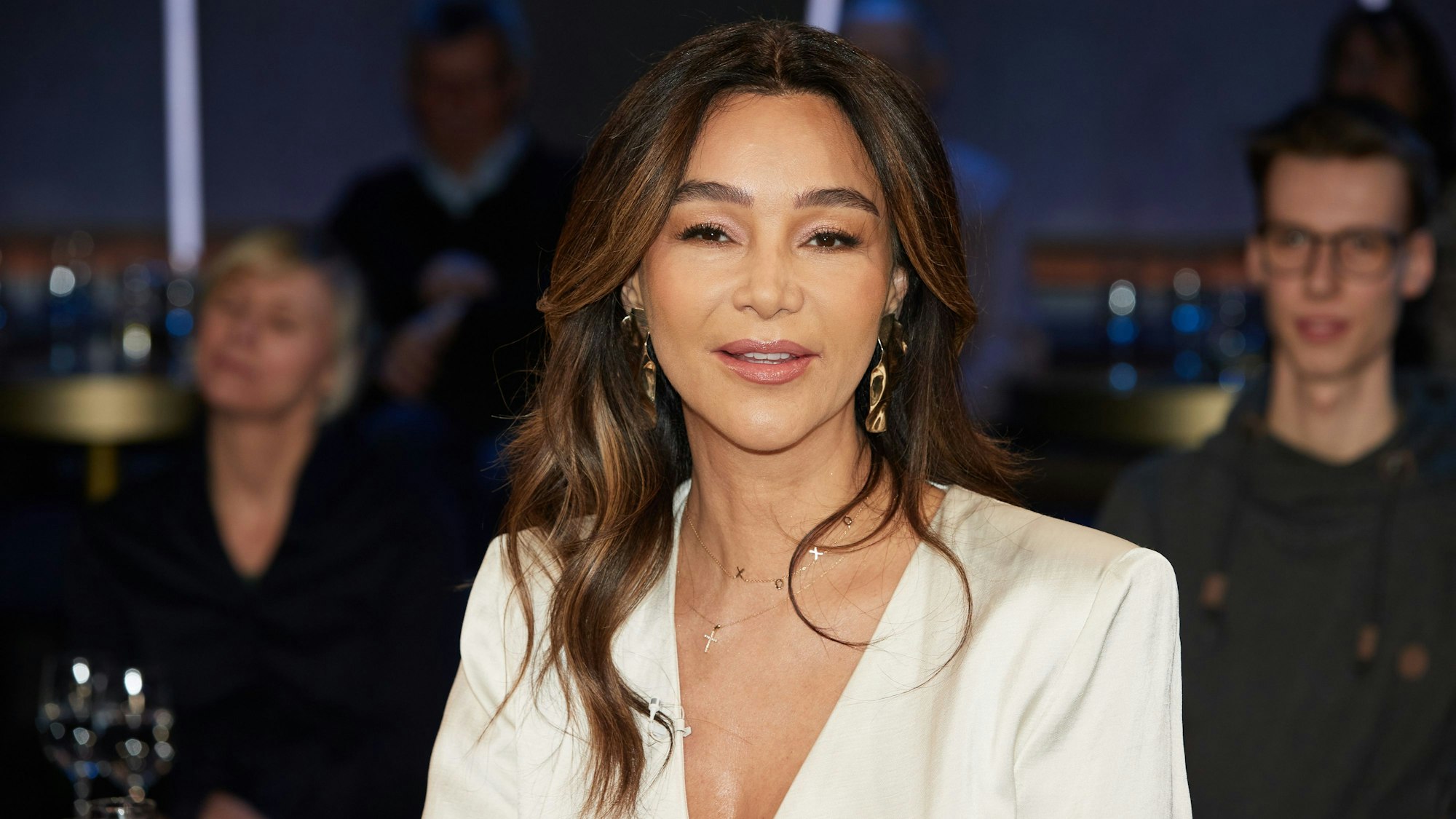 Verona Pooth, Moderatorin und Unternehmerin, vor der Aufzeichnung der „NDR Talkshow“ am 17. März.