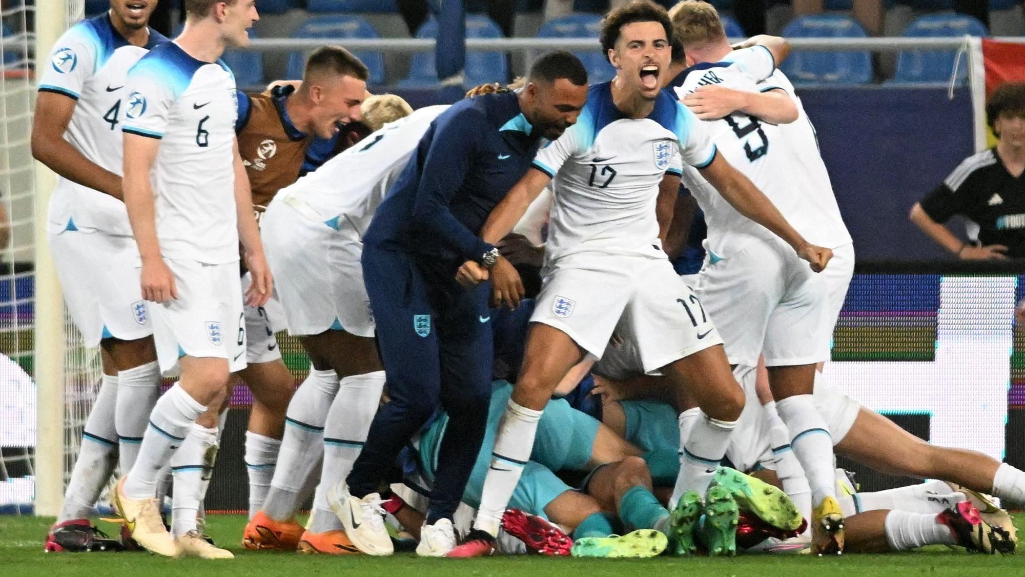 England feiert den Titel bei der U21-EM.