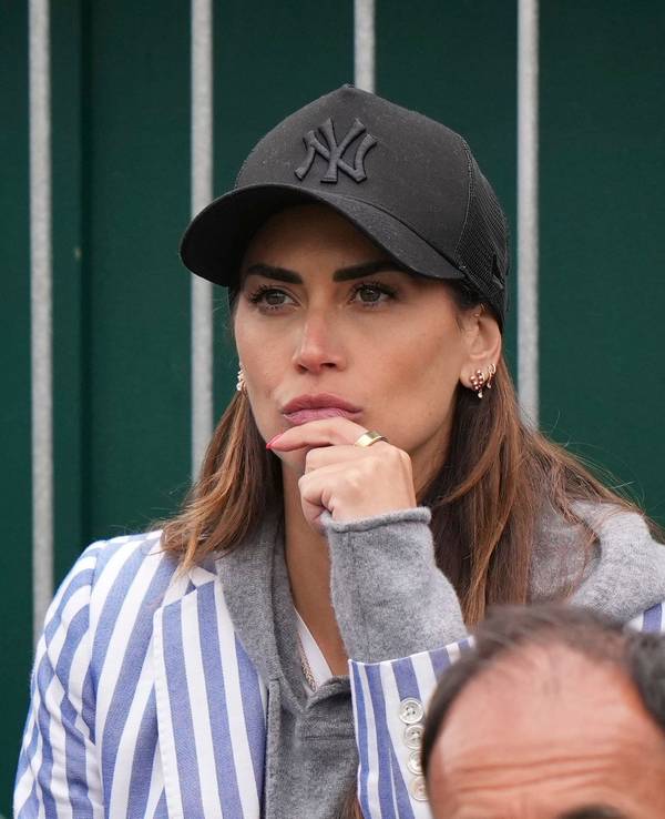 Melissa Satta schaut in Wimbledon beim Erstrunden-Match ihres Freundes Matteo Berrettini zu.
