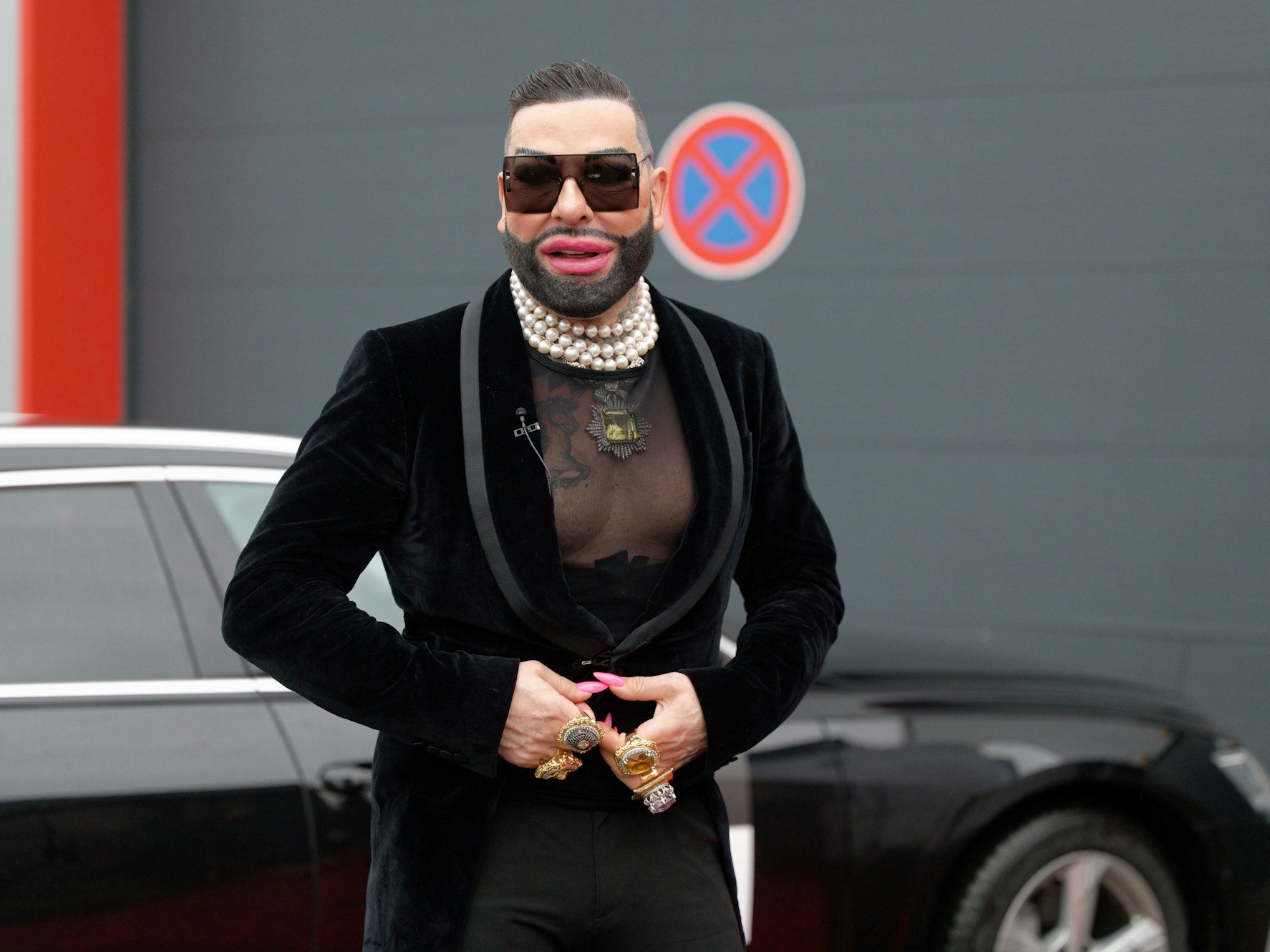 Modedesigner Harald Glööckler (hier zu sehen bei einer Preisverleihung am 22. April im Freizeitpark Wunderland Kalkar).