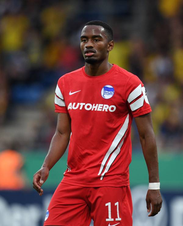 Myziane Maolida im Hertha-Trikot.