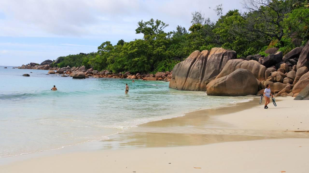 Unser Symbolfoto zeigt den Strand von Anse Lazio auf Praslin und steht nicht in Zusammenhang mit dem Vorfall.
