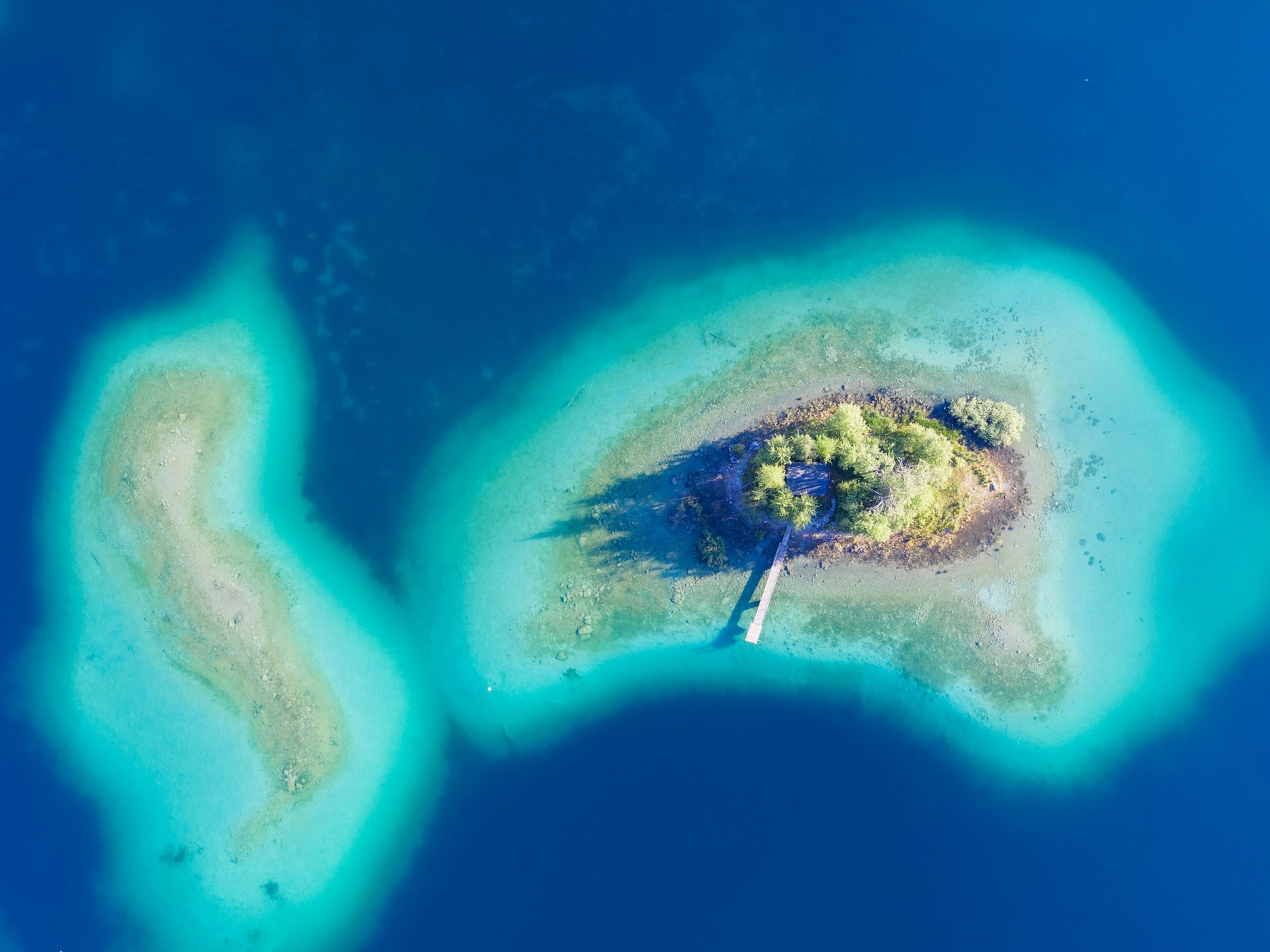 Der Eibsee in Bayern auf einer undatierten Aufnahme