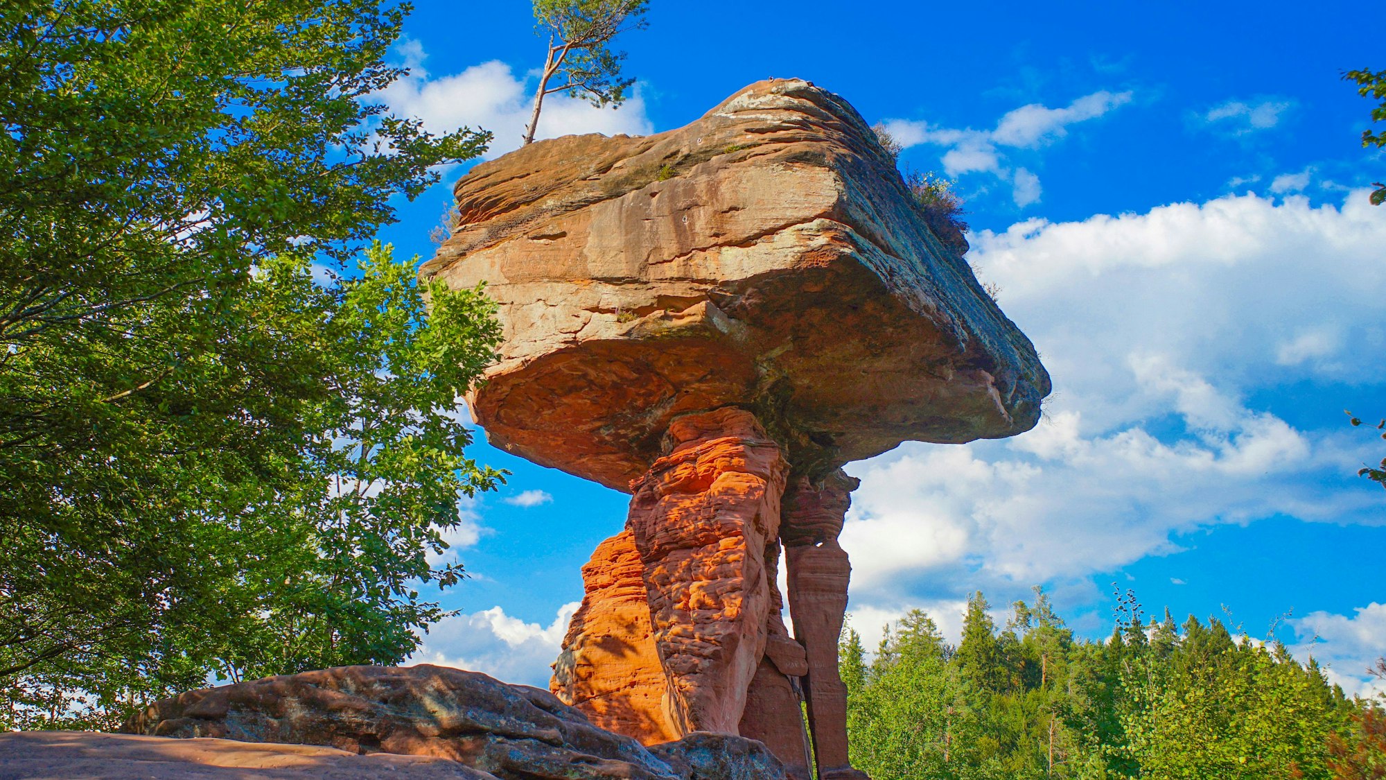 Teufelstisch von Hinterweidenthal in Rheinland-Pfalz