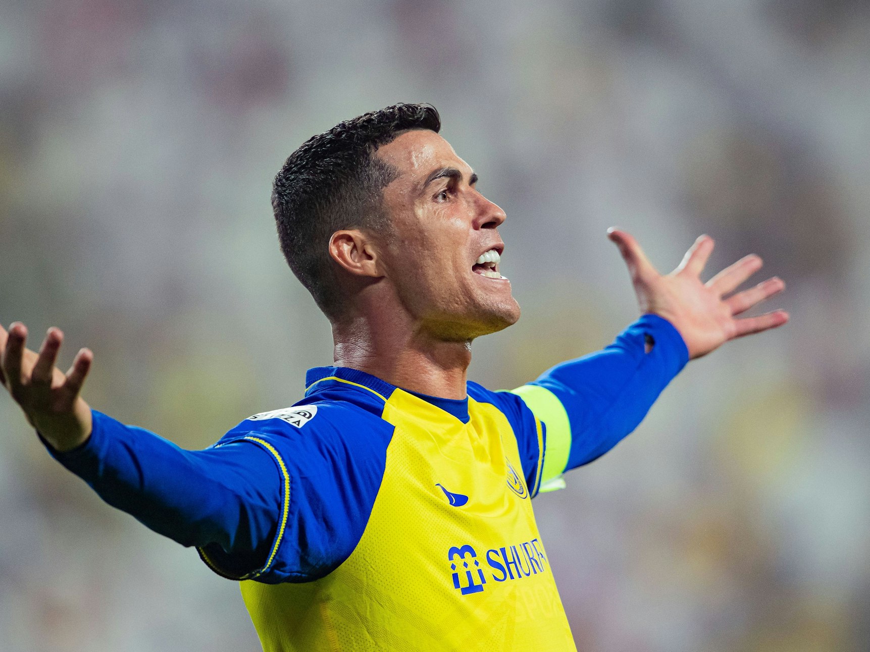 Cristiano Ronaldo jubelt.