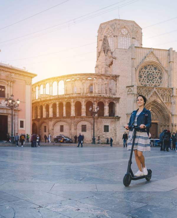 Die Plaza de la Virgen in Valencia