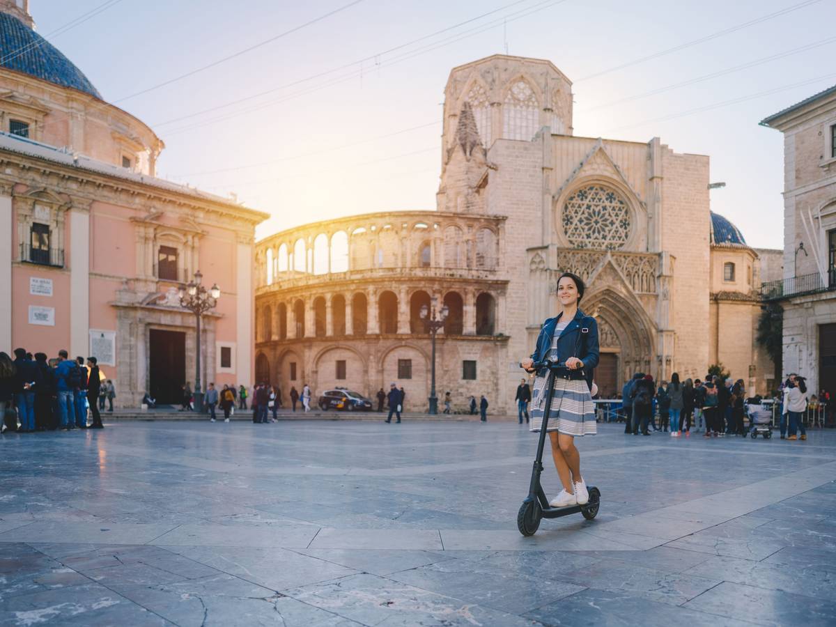 Die Plaza de la Virgen in Valencia