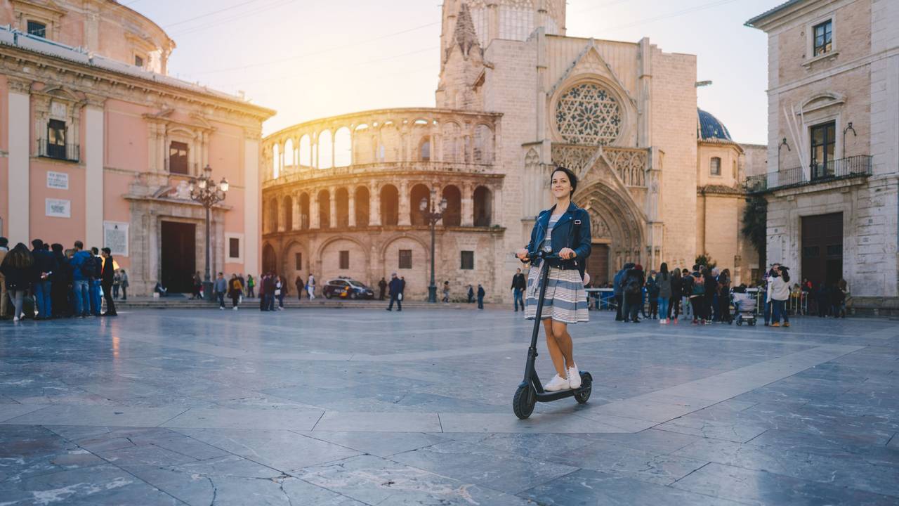 Die Plaza de la Virgen in Valencia
