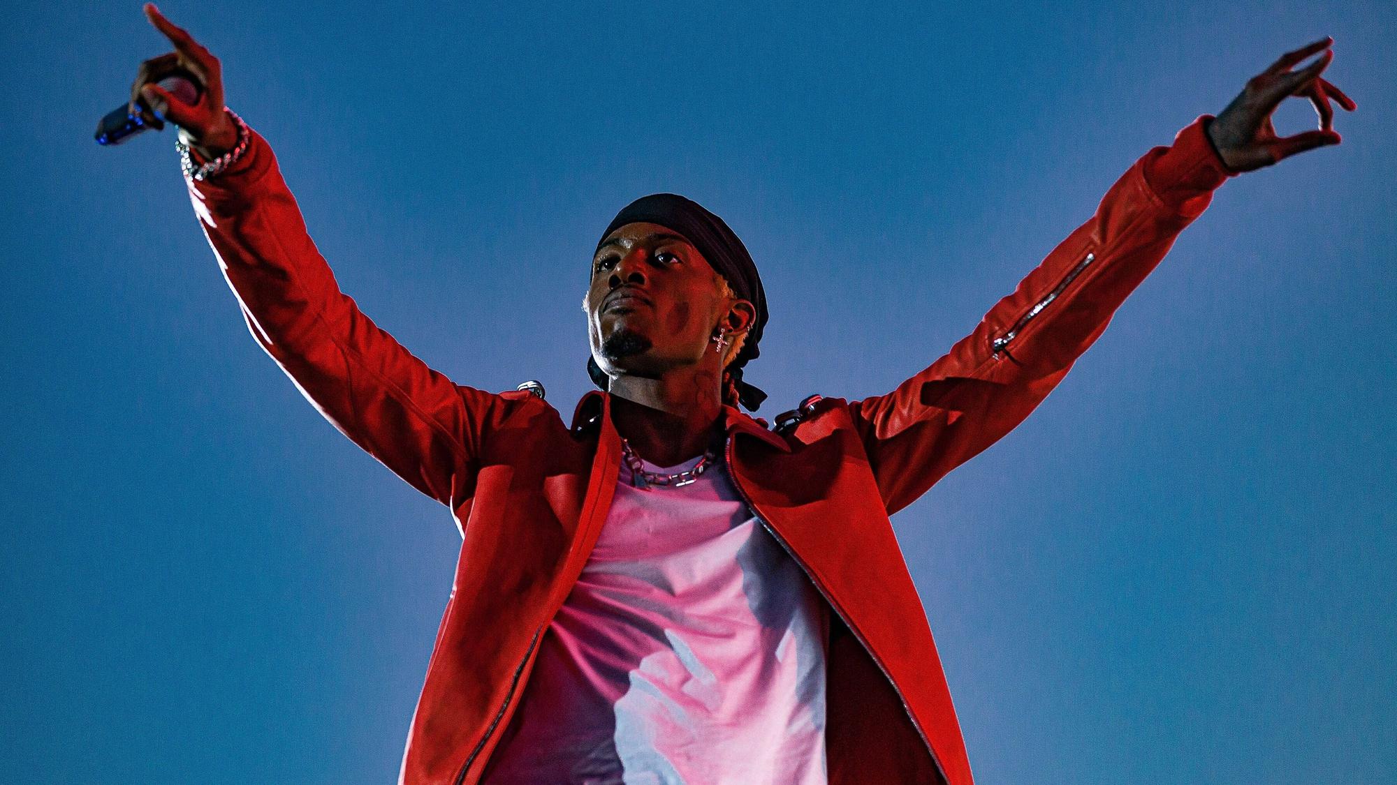 Rapper Playboi Carti bei einem Konzert