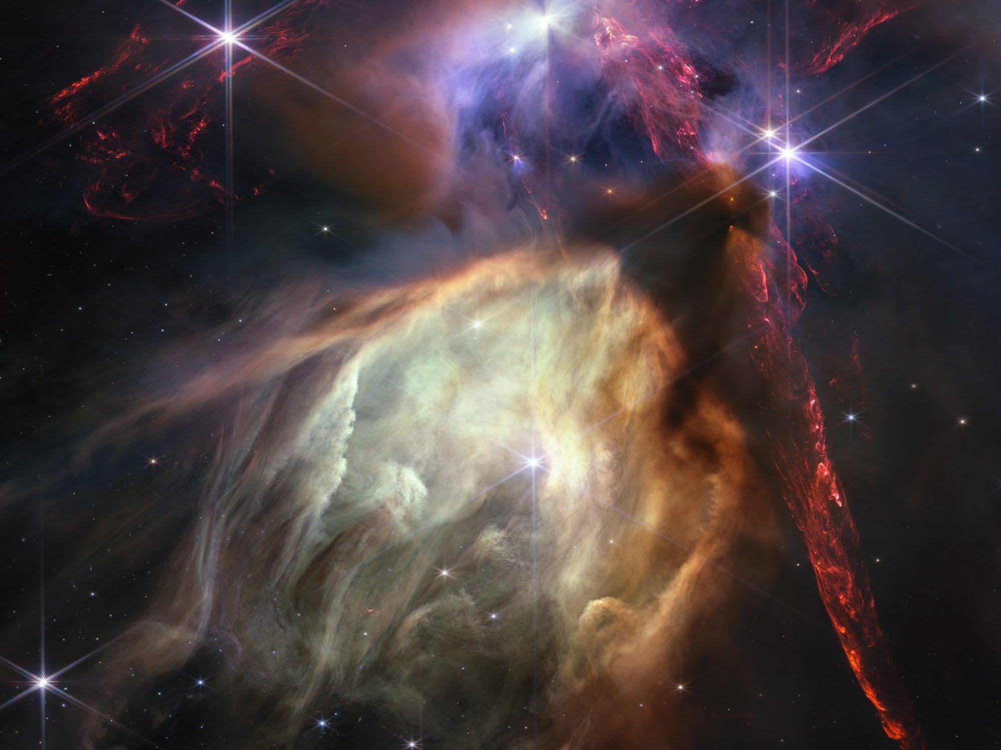 Eine Nasa-Aufnahme der Rho-Ophiuchi-Wolke.