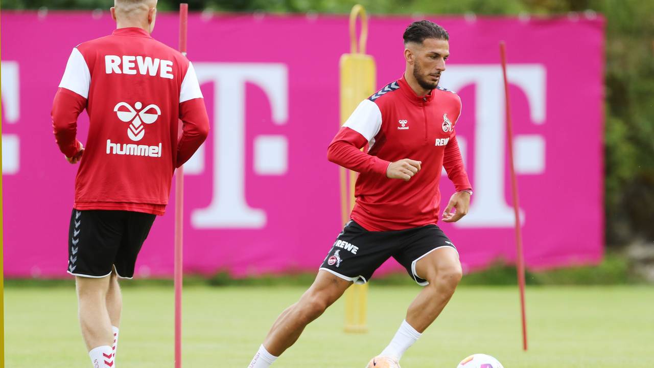 Leart Paqarada im Training des 1. FC Köln.