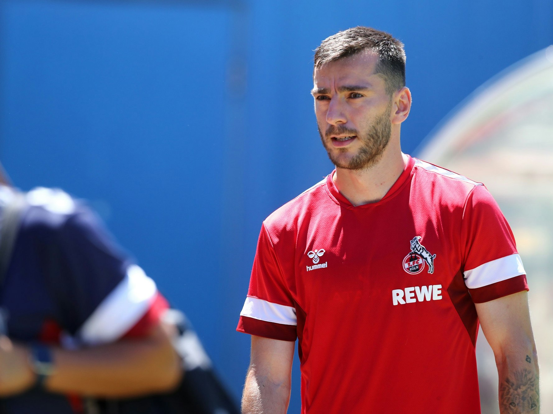 Sargis Adamyan im Trainingslager des 1. FC Köln.