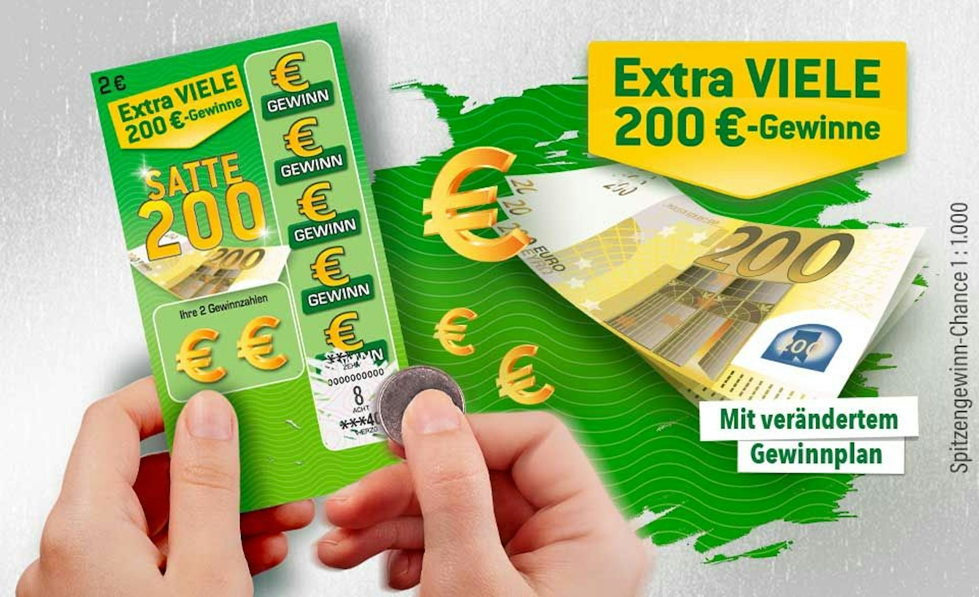 WestLotto Rubbellos „Satte 200“.