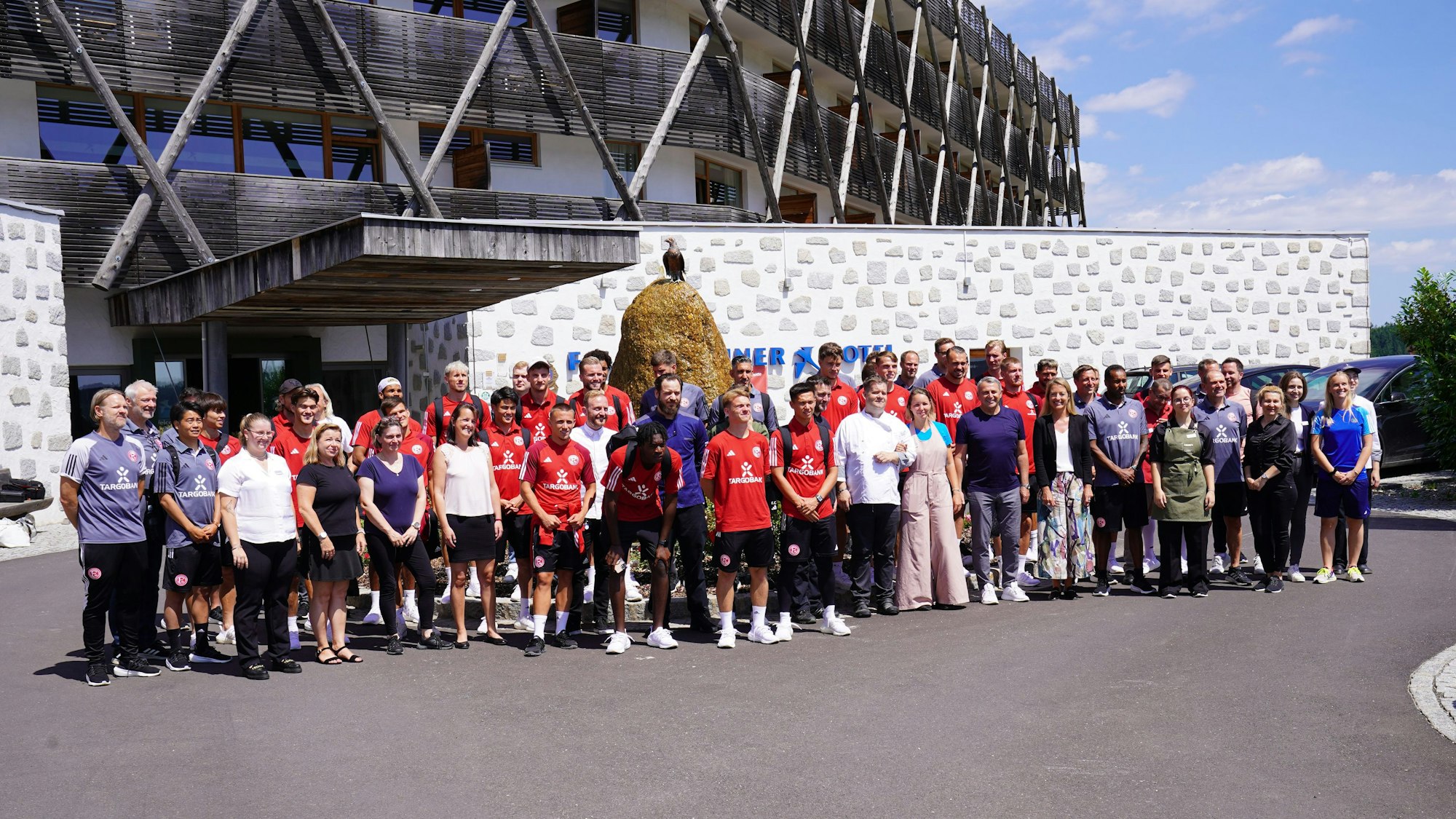 Mannschaftsfoto von Fortuna Düsseldorf.