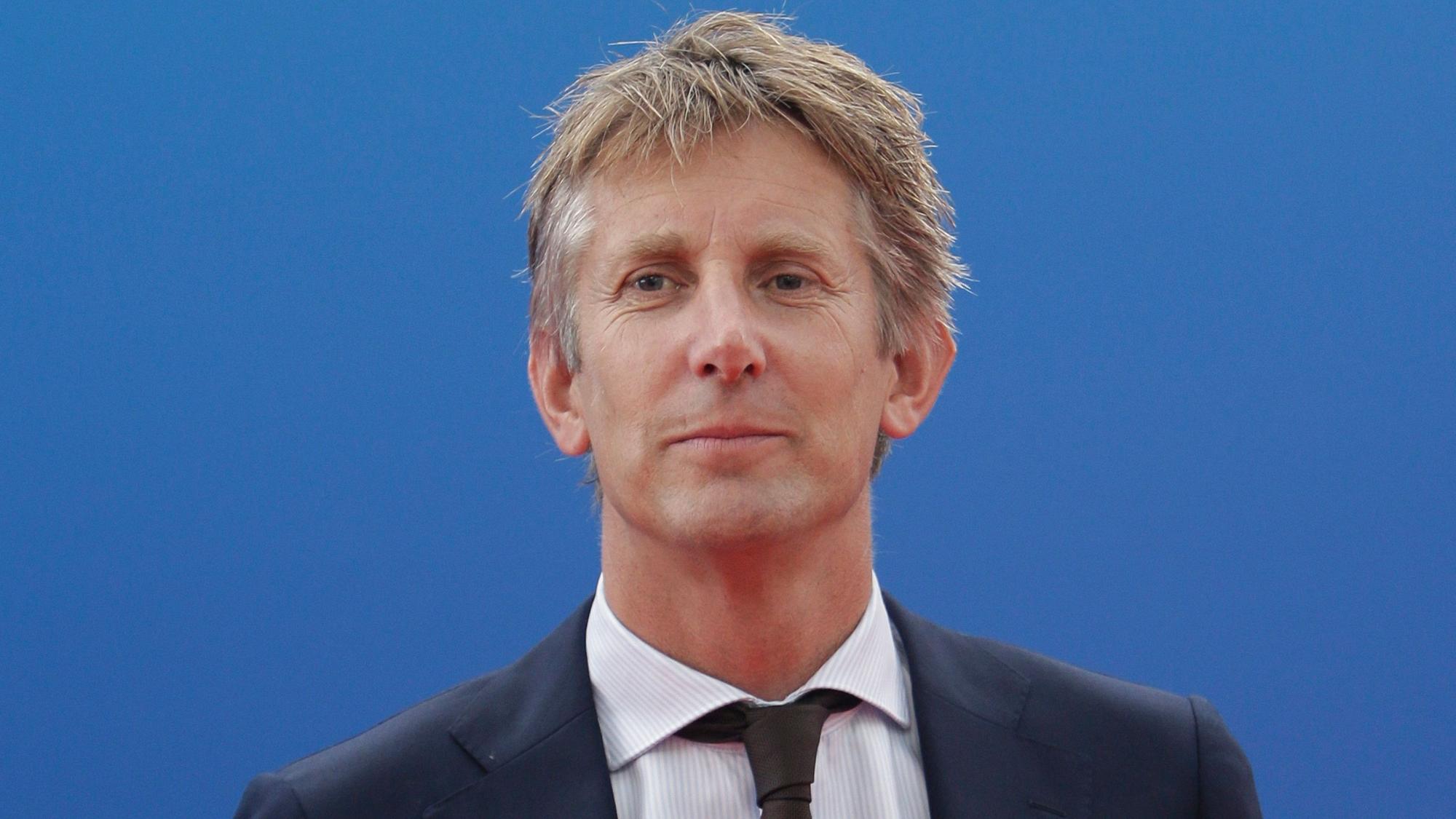 Edwin van der Sar bei der Champions-Leaggue-Auslosung.