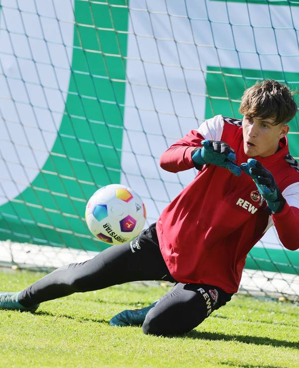 Jonas Nickisch im Training des 1. FC Köln.