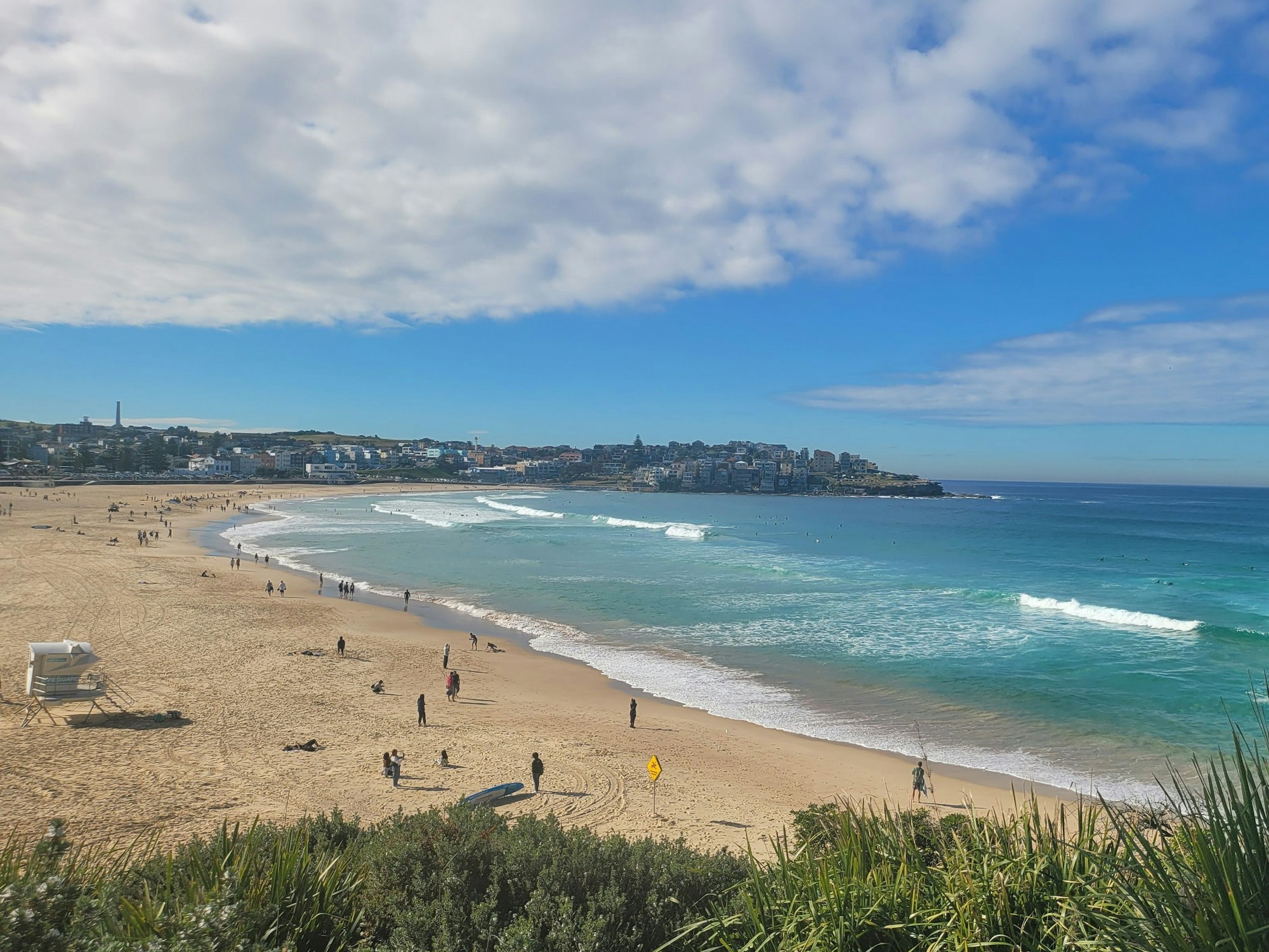 Sydney: Stadtstrand Bondi Beach.
Fotos aus Juli 2023