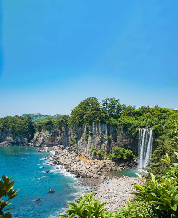 Jeongbang-Wasserfal in Südkorea