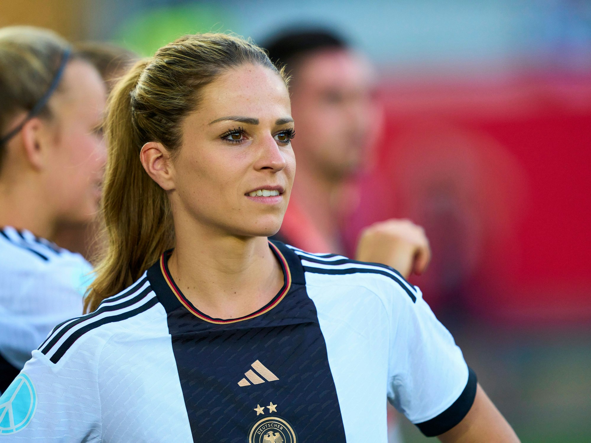 Melanie Leupolz beim Länderspiel gegen Sambia.