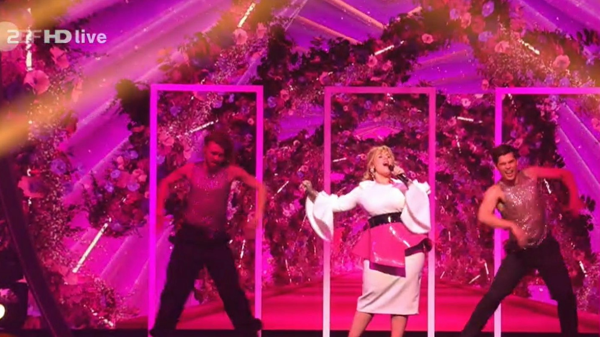 Maite Kelly, während ihrem Auftritt in der „Giovanni Zarrella Show“ am 22. Juli 2023.