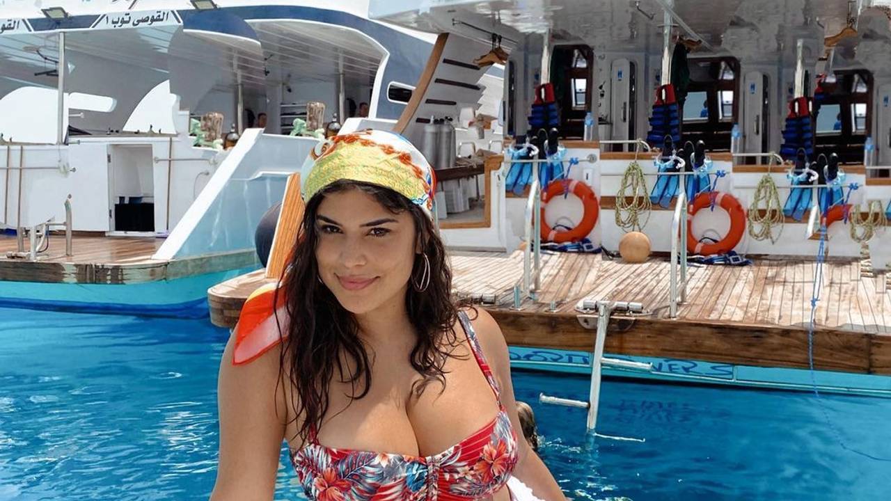 Tanja Tischewitsch im Bikini.