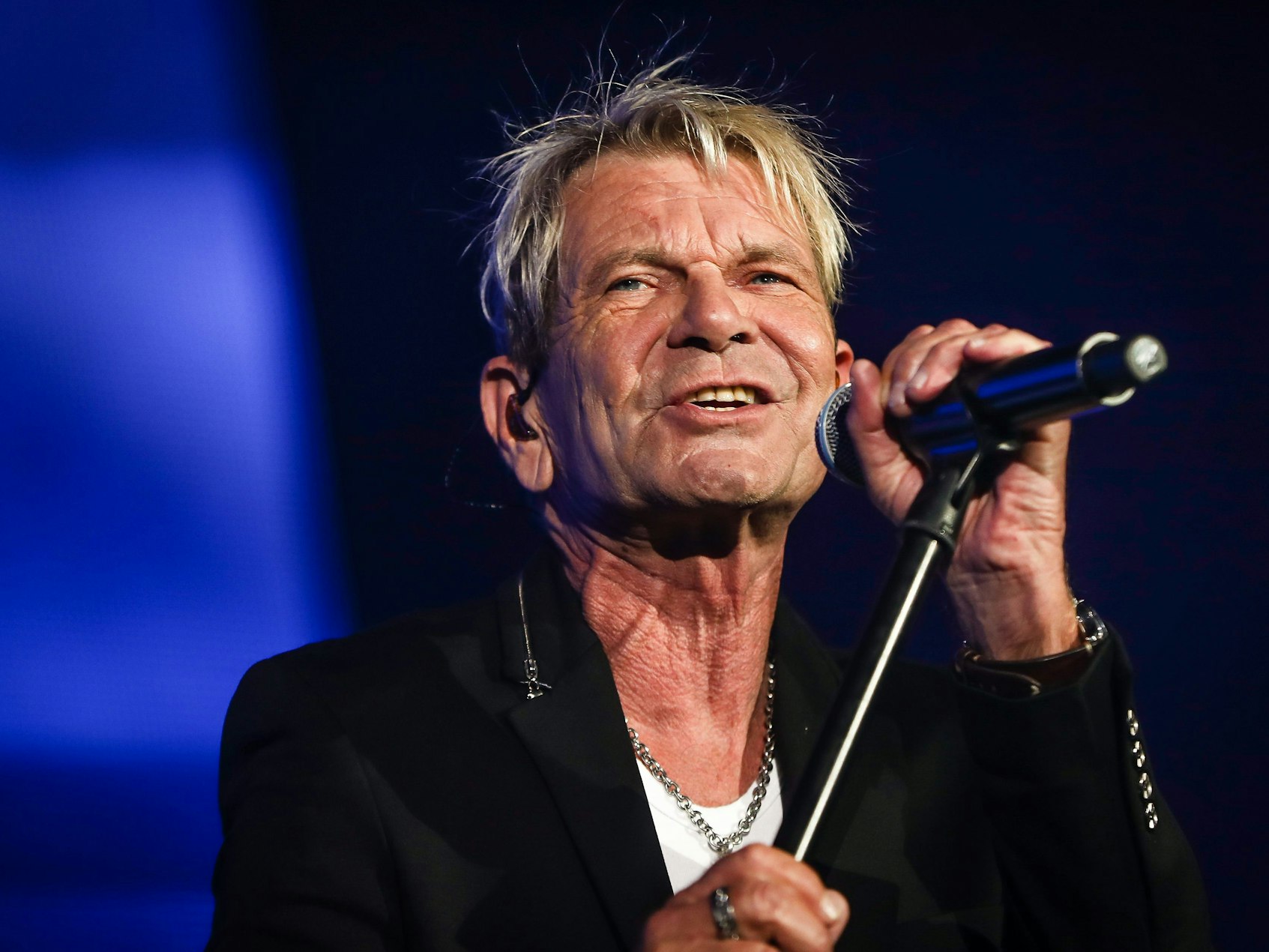 Matthias Reim tritt bei der „Schlagernacht des Jahres“ in der Hanns-Martin-Schleyer-Halle auf.