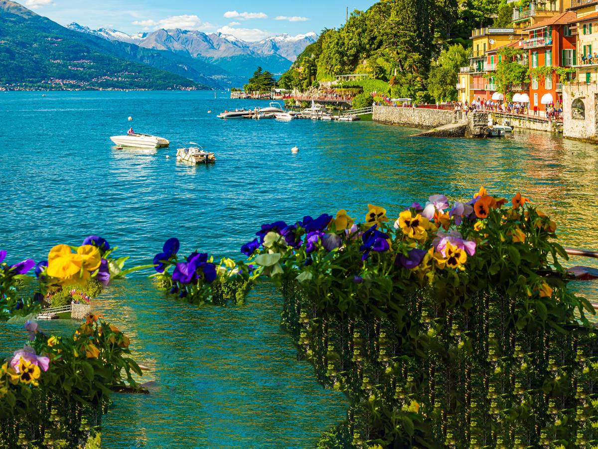 Varenna am Comer See.