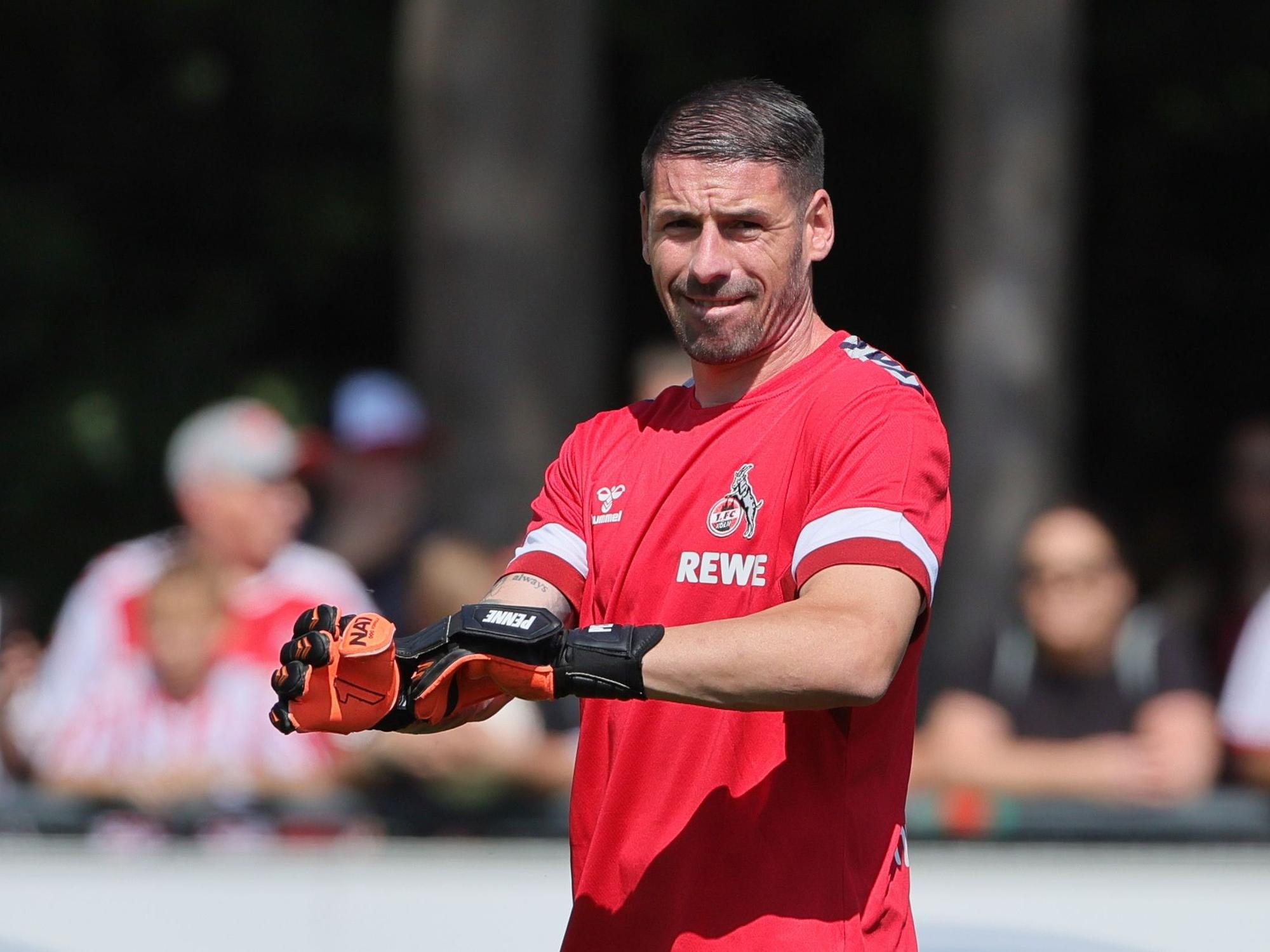 Philipp Pentke im Training des 1. FC Köln.