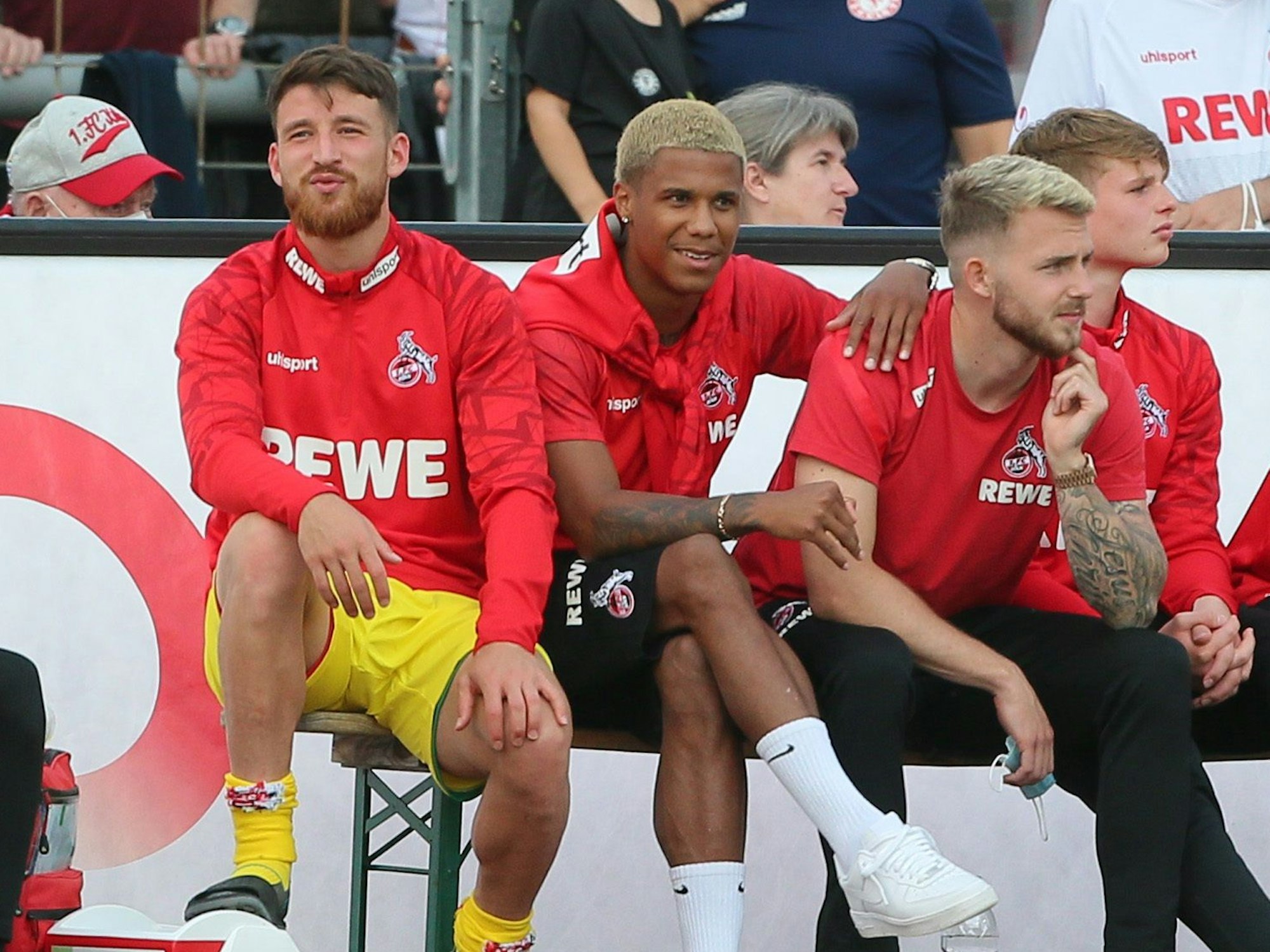 Salih Özcan, Ismail Jakobs, Jannes Horn und Jonas Urbig.