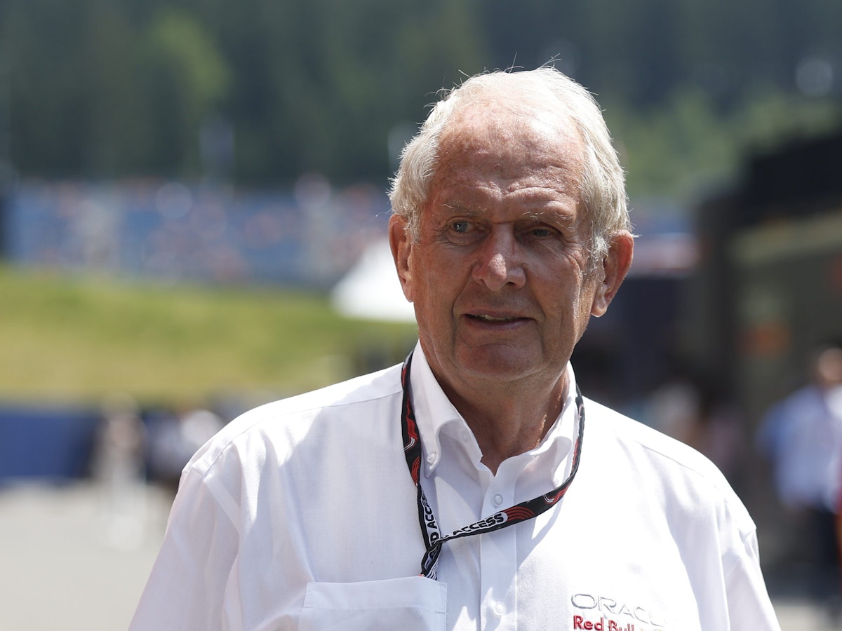 Red-Bull-Motorsport-Berater Helmut Marko kommt zum freien Training beim Großen Preis von Österreich.