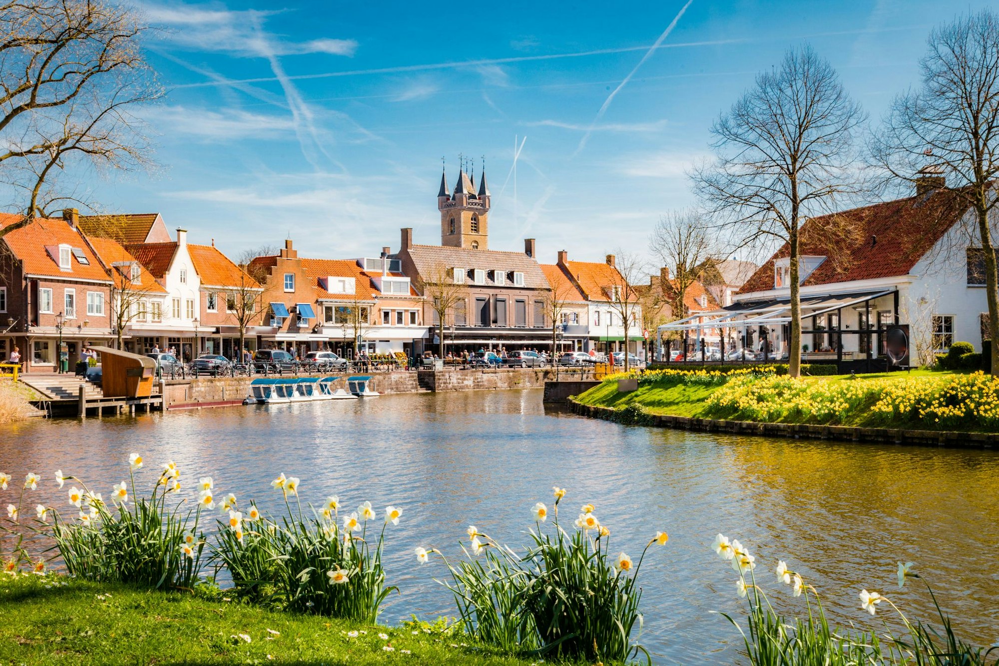 Ein Blick auf die Altstadt von Sluis.