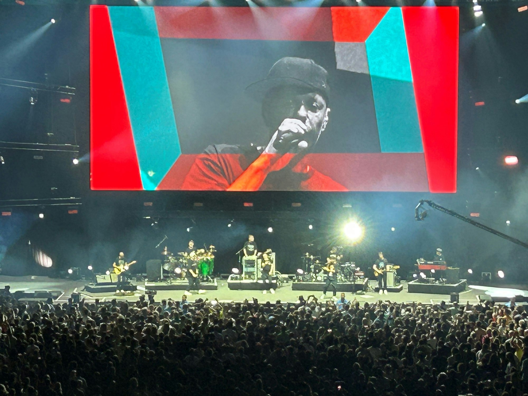 Auftritt der Fantastischen Vier in der Lanxess-Arena in Köln.