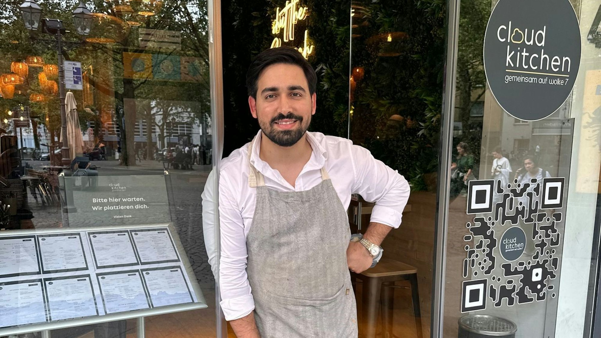 Anil Balci in der neuen Cloudkitchen-Filiale in Köln.