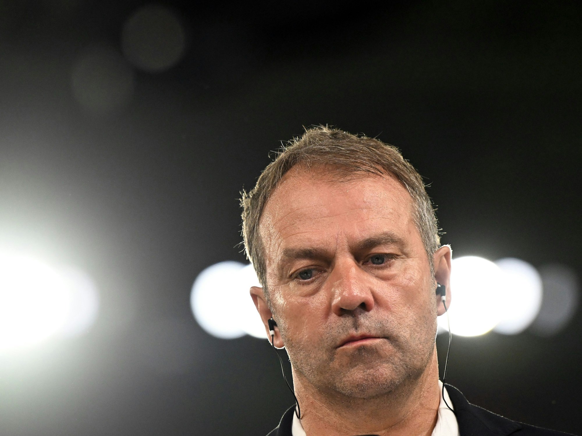 Deutschlands Bundestrainer Hansi Flick nach dem Spiel.