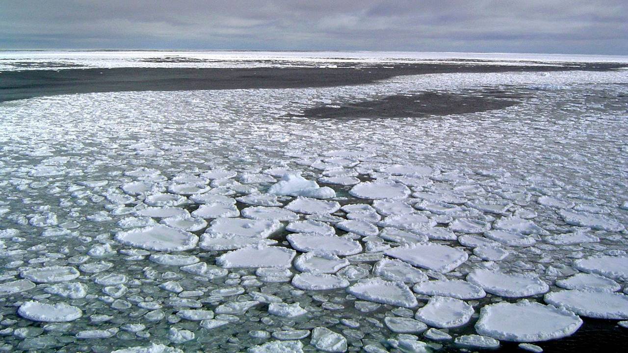 Dieses 2017 zur Verfügung gestellte Foto zeigt das Meereis auf dem Ozean rund um die Antarktis während einer Expedition im Rossmeer.
