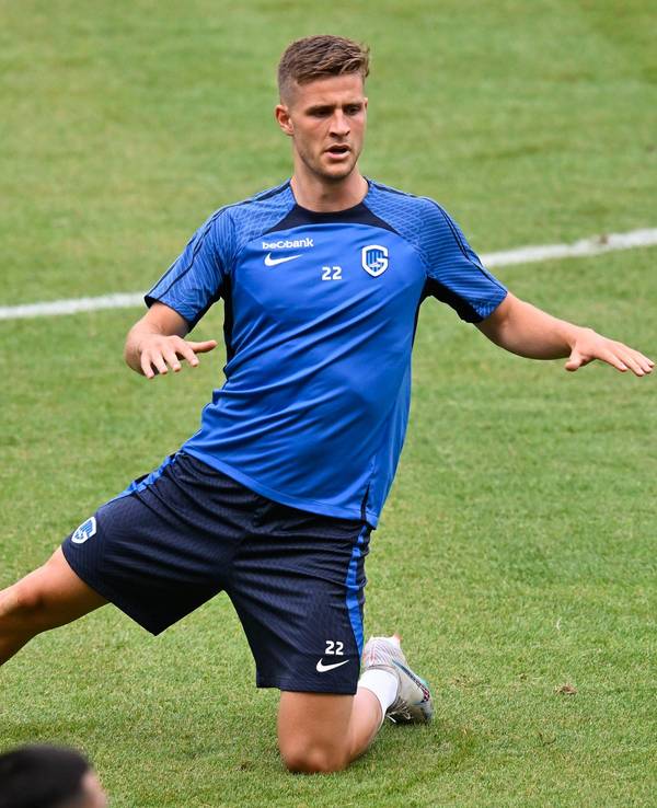 Ramus Carstensen dehnt sich.