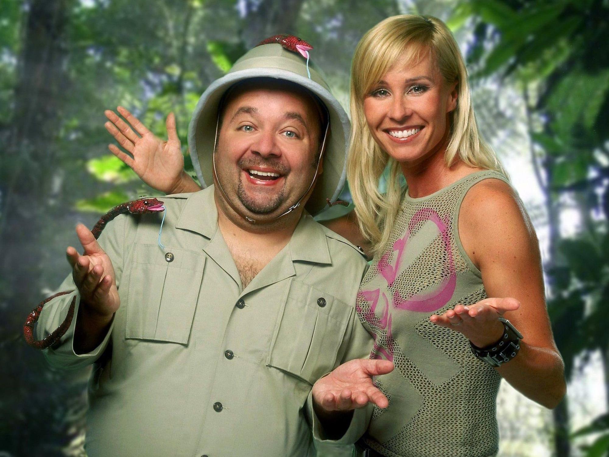 Das Moderatorenduo Dirk Bach und Sonja Zietlow