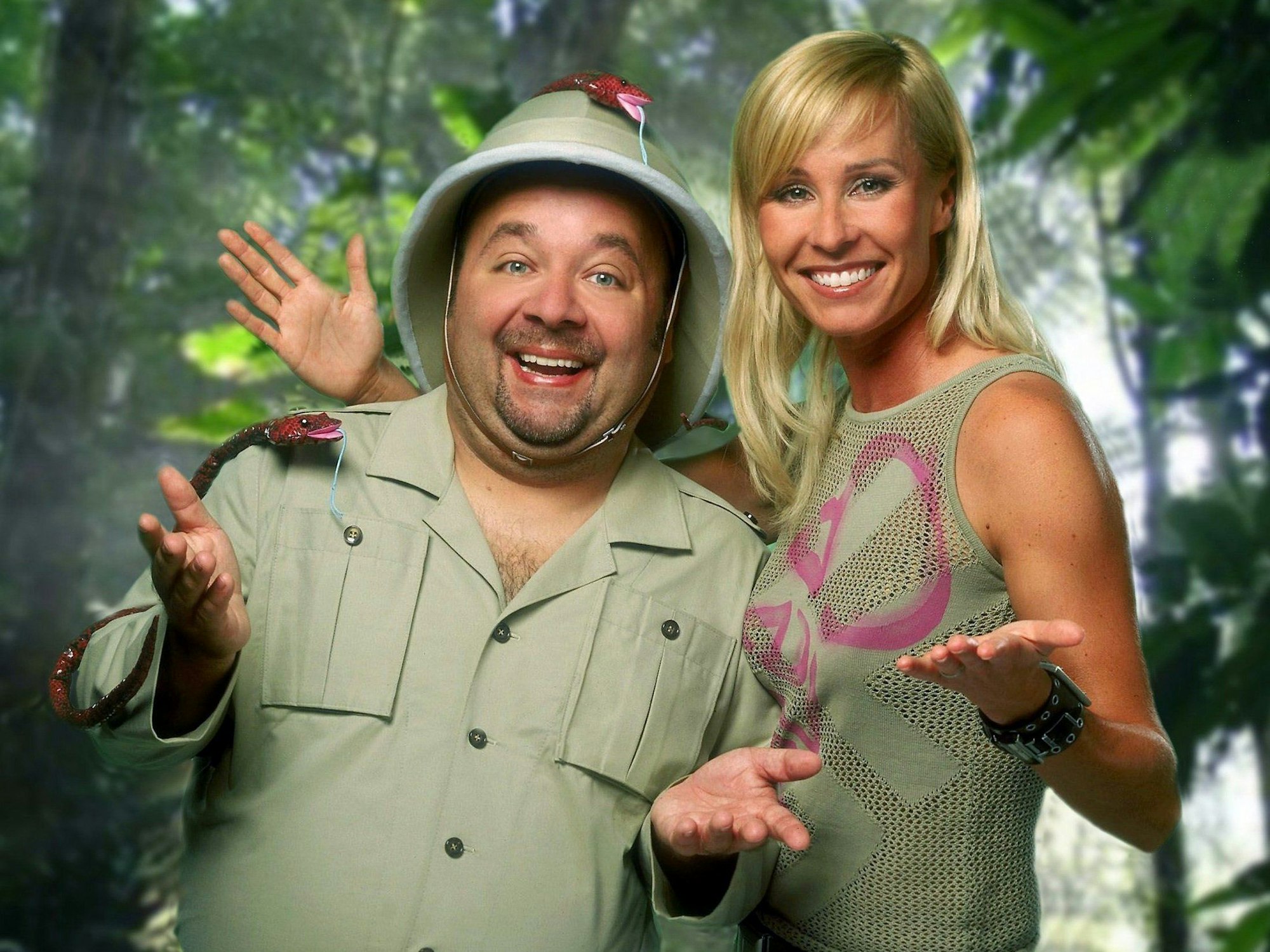 Das Moderatorenduo Dirk Bach und Sonja Zietlow