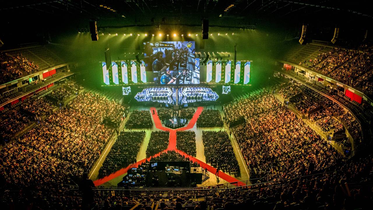 E-Wettkampf in der Lanxess Arena Köln.