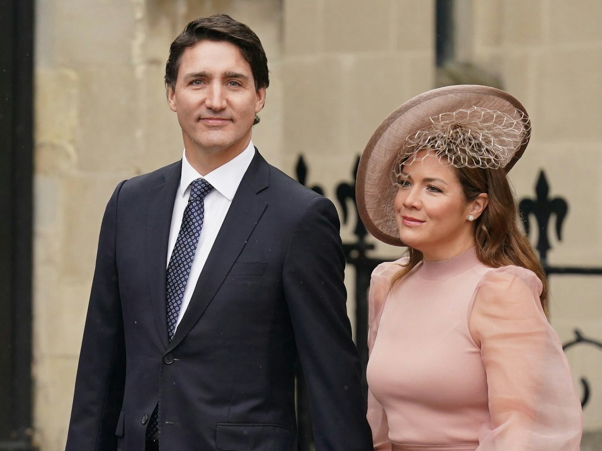 Justin Trudeau, Premierminister von Kanada, und seine Frau Sophie, nahmen Anfang Mai 2023 bei der Krönung von König Charles III. teil.