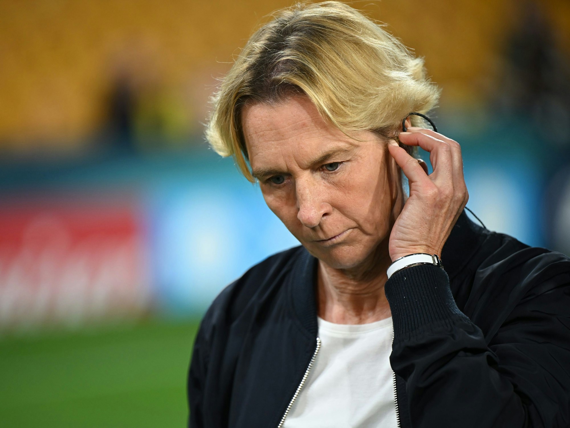 Bundestrainerin Martina Voss-Tecklenburg nach dem WM-Aus.