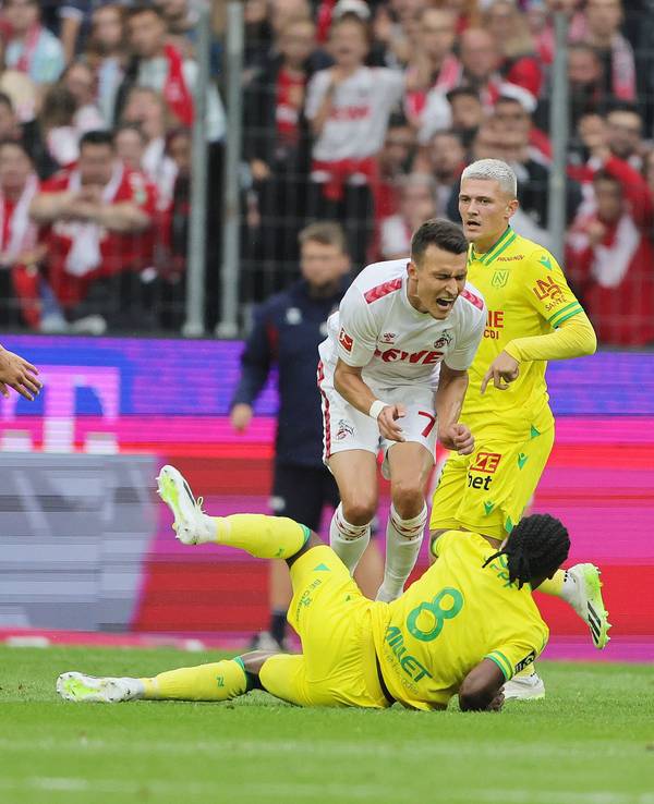 Dejan Ljubicic wurde gegen Nantes böse gefoult.