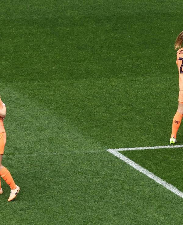 Frauen-Fußball-WM in Australien und Neuseeland 2023: die Niederländerinnen jubeln.