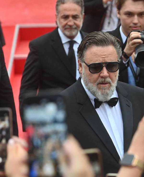Russell Crowe, Schauspieler aus Australien, kommt zur Eröffnungsfeier des 57. Internationalen Filmfestivals.