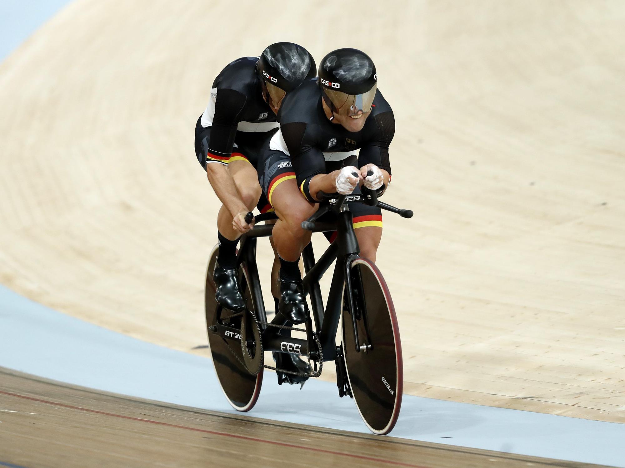 Radsport/Bahn: Weltmeisterschaft, 1 km Zeitfahren mit Thomas Ulbricht und Robert Förstemann.