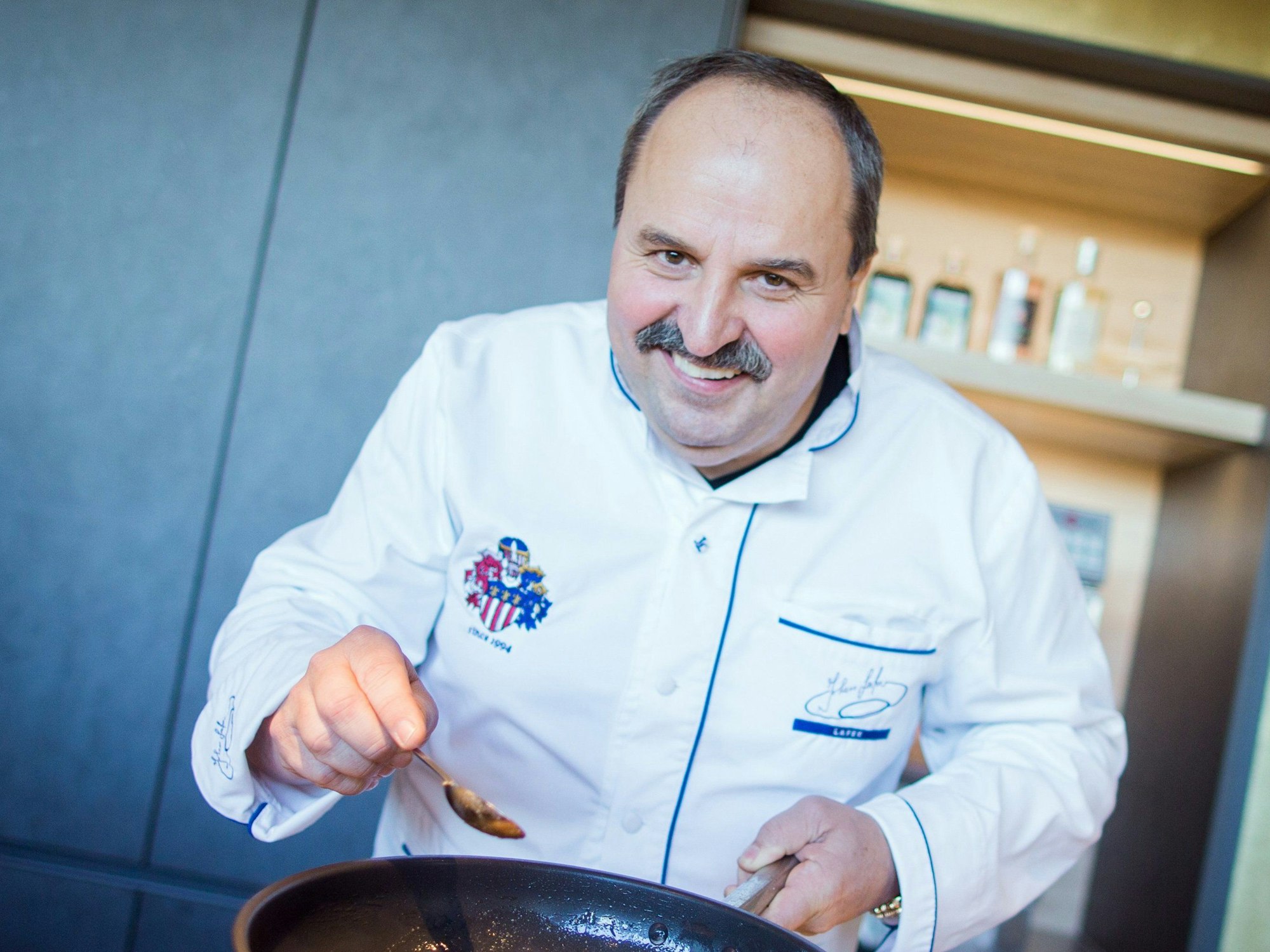 Fernsehkoch Johann Lafer auf einem Foto von 2016